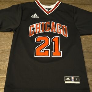 Adidas Kids Chicago Black and Orange Jersey